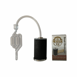 Odour eliminator starter kit with filter and tubing.