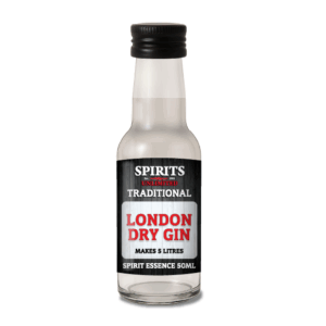 50ml bottle of London Dry Gin essence