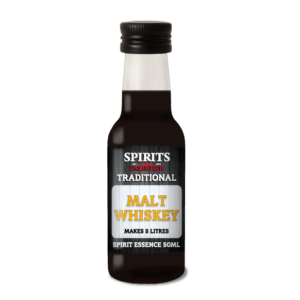 Bottle of traditional malt whiskey essence, 50ml.