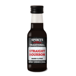 Bottle of straight bourbon spirit essence, 50ml.
