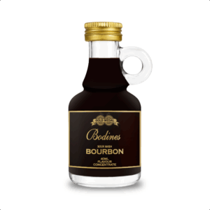 Small bottle of Bodines bourbon concentrate.