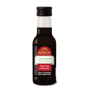 Pure Distilling Canadian Rye Whiskey flavour concentrate bottle.