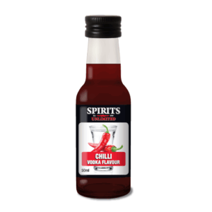 Chilli vodka flavour bottle, 50ml.