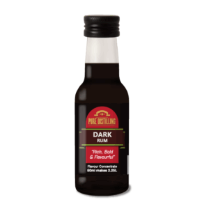 Pure Distilling dark rum flavour concentrate bottle