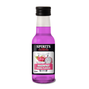 Bottle of dragonfruit vodka flavour essence.