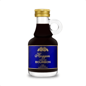 Hoggers bourbon flavour concentrate bottle.