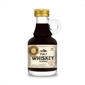 Small bottle of malt whiskey flavour essence.