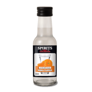 50ml mandarin vodka flavour bottle