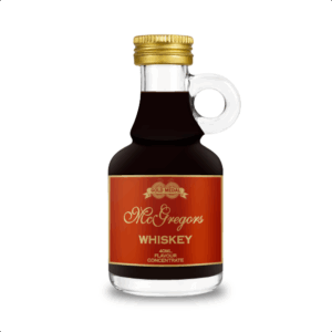 Small bottle of McGregors whiskey flavour concentrate.
