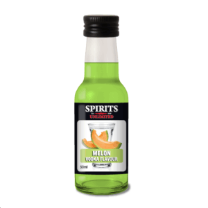 Small bottle of melon vodka flavour, 50ml.