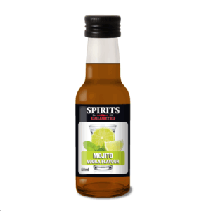 Mojito flavoured vodka bottle, 50ml size