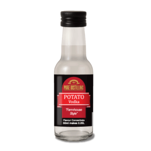 Pure Distilling Potato Vodka concentrate bottle.