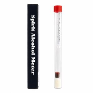 Spirit alcohol meter hydrometer with box packaging