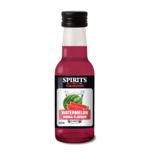 Mini bottle of watermelon vodka flavour